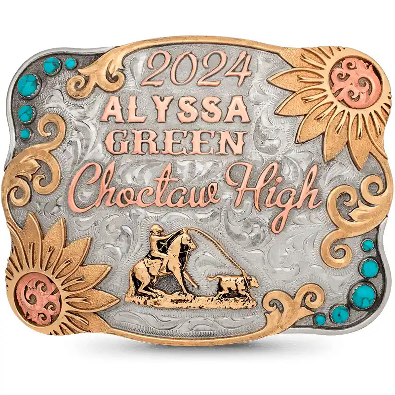 DAISY BELT BUCKLE
